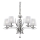 Ideal Lux - Luster na lancu PEGASO 5xE14/28W/230V pr. 72 cm sjajni krom