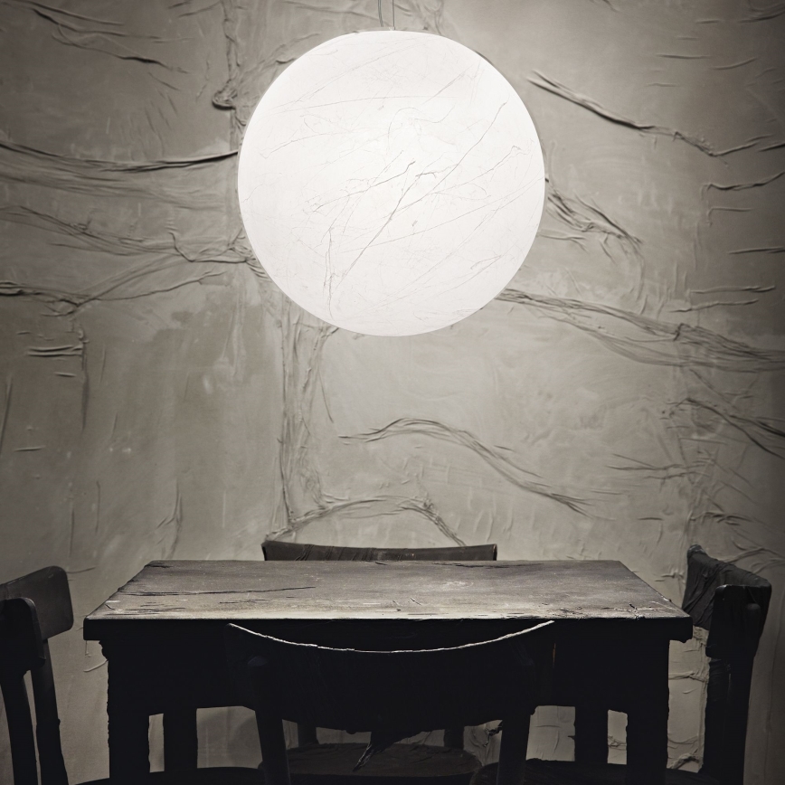 Ideal Lux - Luster na sajli CARTA 1xE27/25W/230V pr. 40 cm bela