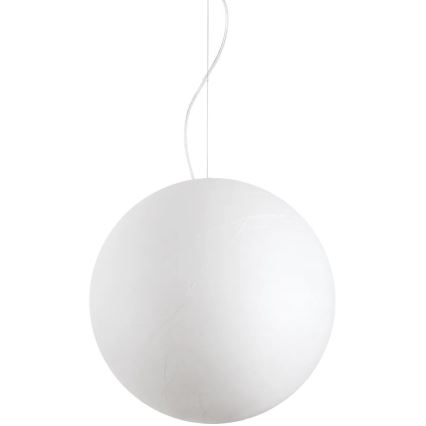 Ideal Lux - Luster na sajli CARTA 1xE27/25W/230V pr. 50 cm bela