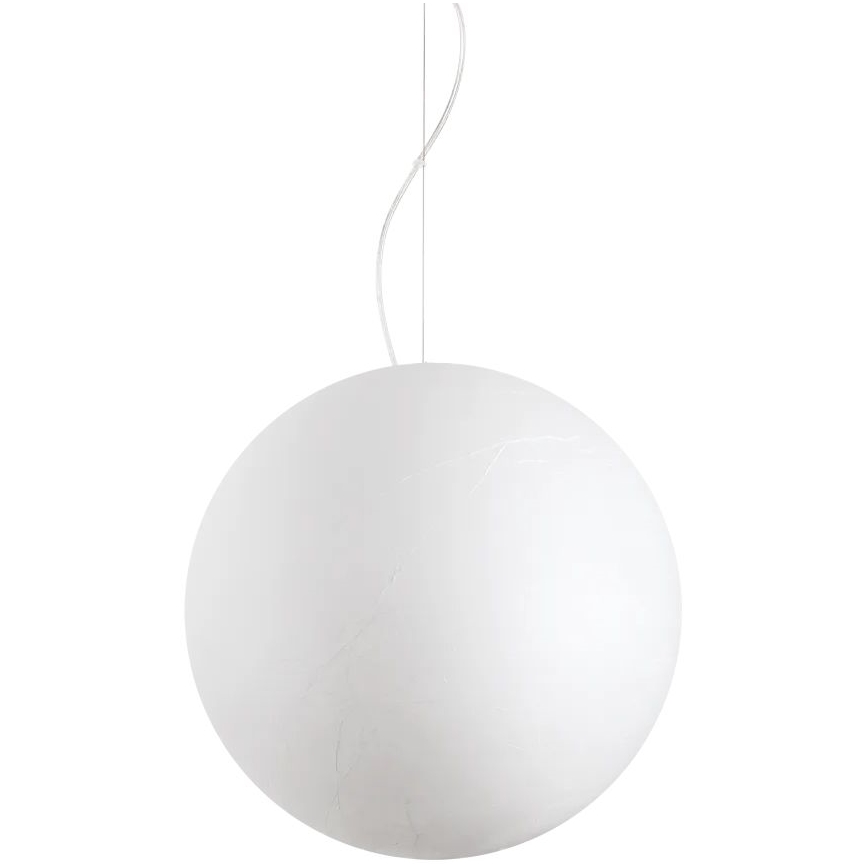 Ideal Lux - Luster na sajli CARTA 1xE27/25W/230V pr. 50 cm bela