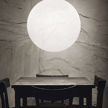 Ideal Lux - Luster na sajli CARTA 1xE27/60W/230V pr. 60 cm bela