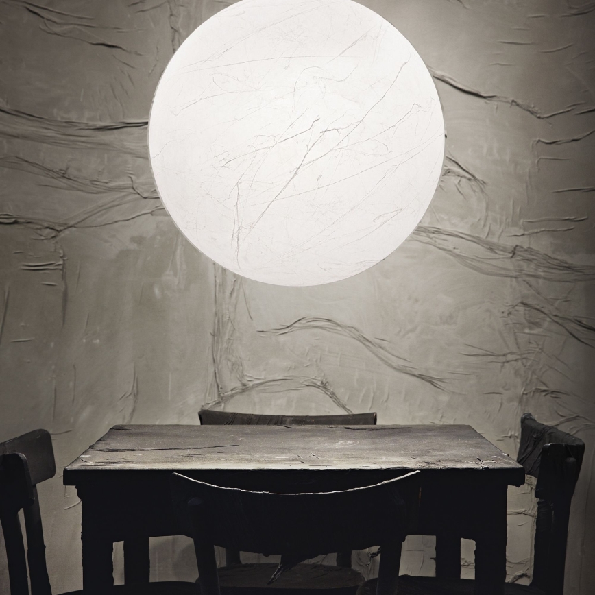 Ideal Lux - Luster na sajli CARTA 1xE27/60W/230V pr. 60 cm bela