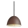Ideal Lux - Luster na sajli FOLK 1xE27/60W/230V pr. 18 cm braon