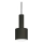 Ideal Lux - Luster na sajli HOLLY 1xE27/60W/230V pr. 12 cm crno