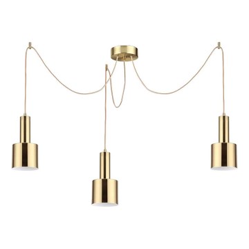 Ideal Lux - Luster na sajli HOLLY 3xE27/60W/230V pauk mesing