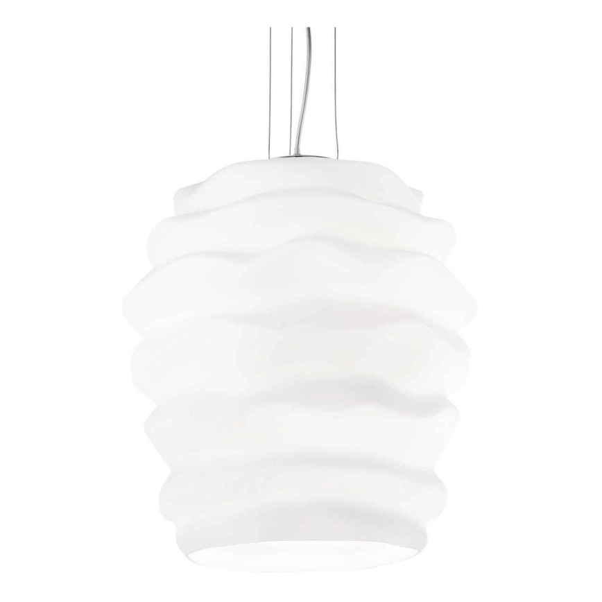 Ideal Lux - Luster na sajli KARMA 1xE27/60W/230V pr. 38 cm bela
