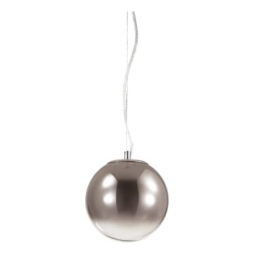 Ideal Lux - Luster na sajli MAPA 1xE27/42W/230V pr. 20 cm sivo/dimno