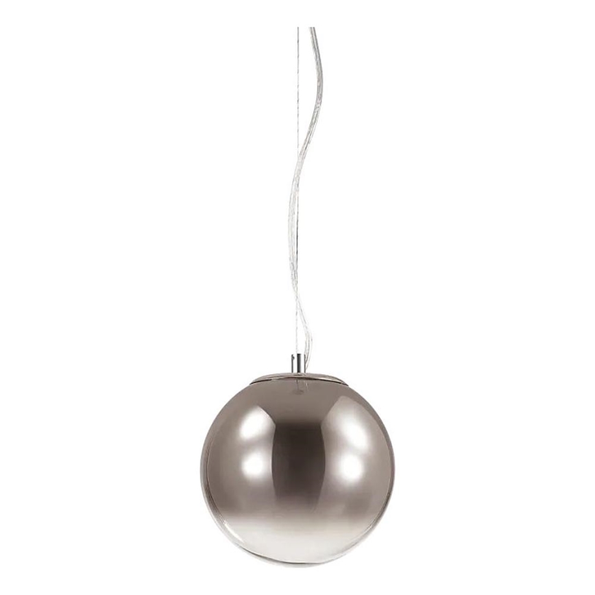 Ideal Lux - Luster na sajli MAPA 1xE27/42W/230V pr. 20 cm sivo/dimno