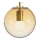 Ideal Lux - Luster na sajli MAPA 1xE27/42W/230V pr. 20 cm zlatna/dimno