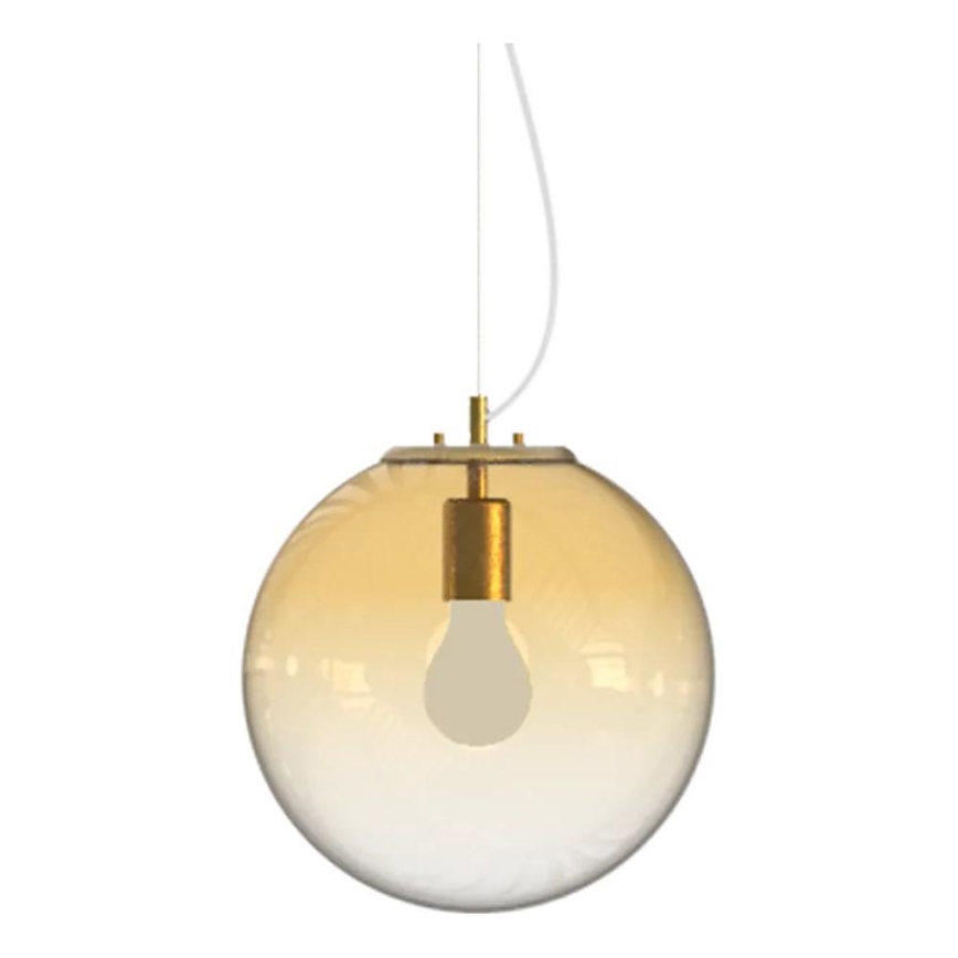 Ideal Lux - Luster na sajli MAPA 1xE27/42W/230V pr. 30 cm zlatna/dimno