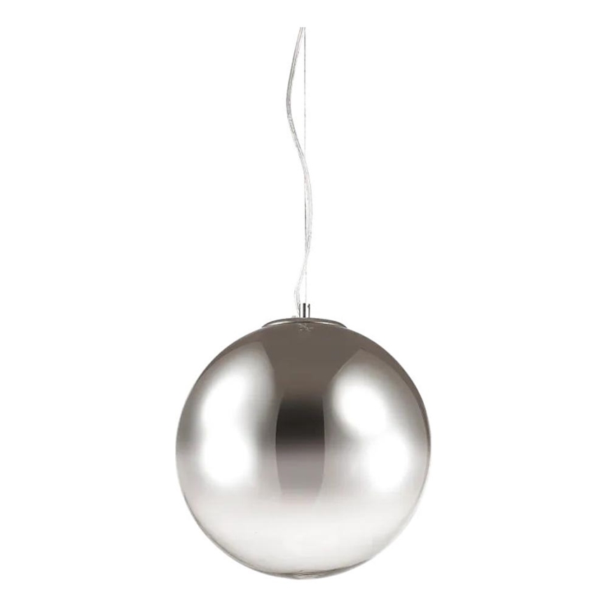 Ideal Lux - Luster na sajli MAPA 1xE27/42W/230V pr. 40 cm sivo/dimno