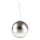 Ideal Lux - Luster na sajli MAPA 1xE27/42W/230V pr. 40 cm sivo/dimno