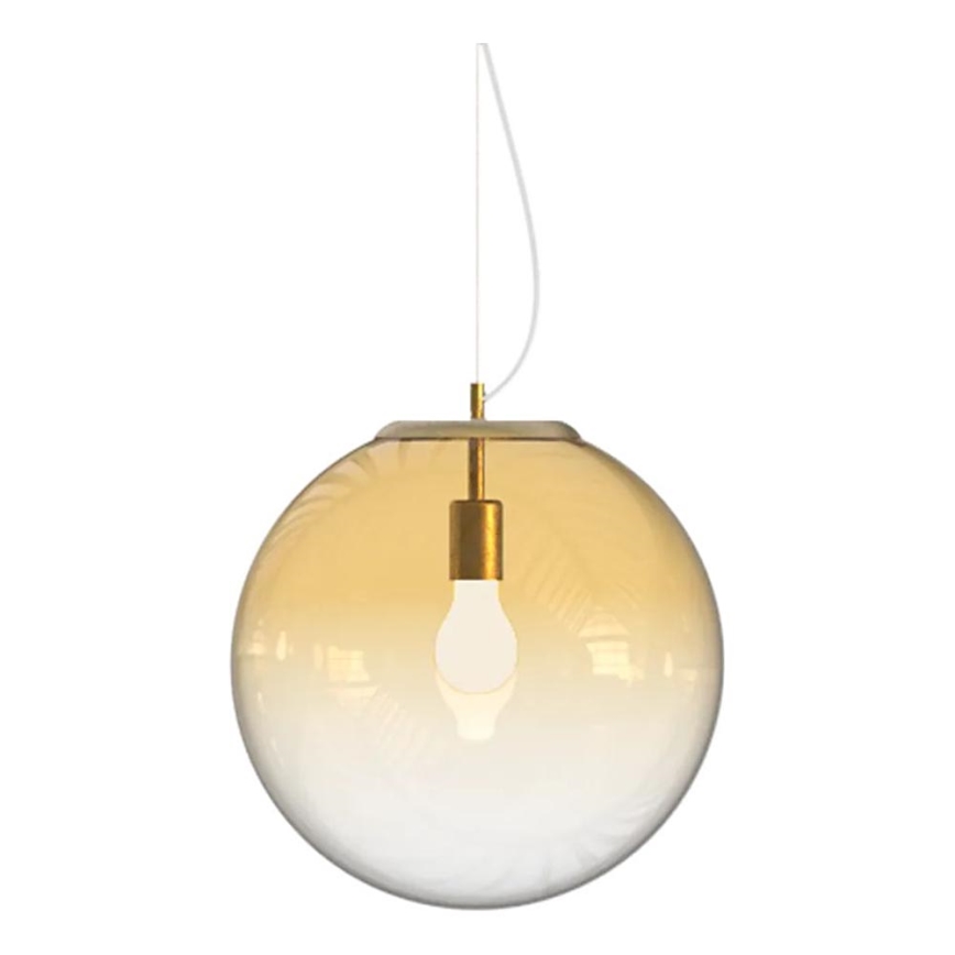Ideal Lux - Luster na sajli MAPA 1xE27/42W/230V pr. 40 cm zlatna/dimno