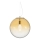 Ideal Lux - Luster na sajli MAPA 1xE27/42W/230V pr. 40 cm zlatna/dimno