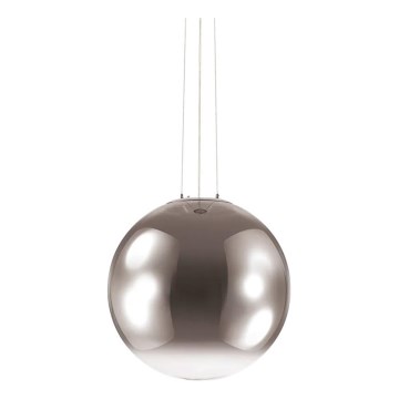 Ideal Lux - Luster na sajli MAPA 1xE27/42W/230V pr. 50 cm sivo/dimno
