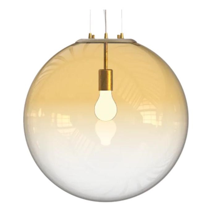 Ideal Lux - Luster na sajli MAPA 1xE27/42W/230V pr. 50 cm zlatna/dimno