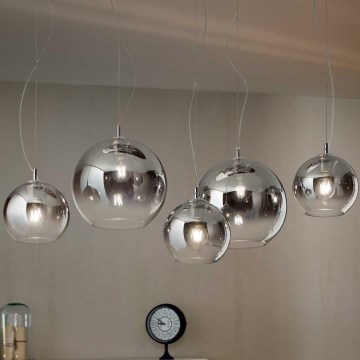 Ideal Lux - Luster na sajli NEMO PLUS 5xE27/42W/230V dimno