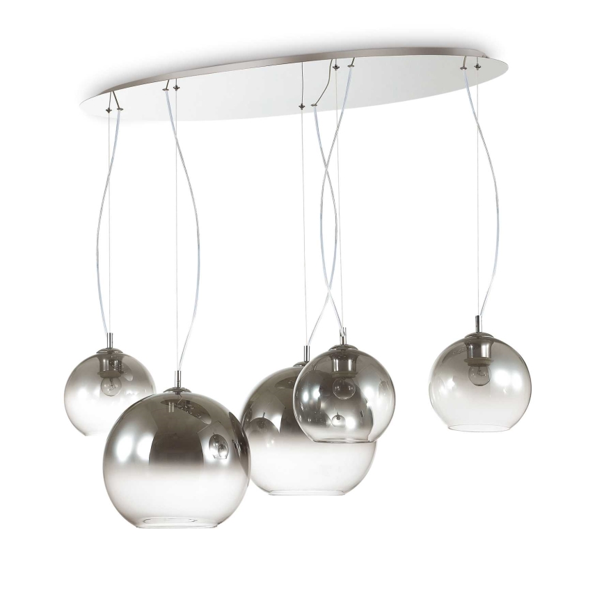 Ideal Lux - Luster na sajli NEMO PLUS 5xE27/42W/230V dimno