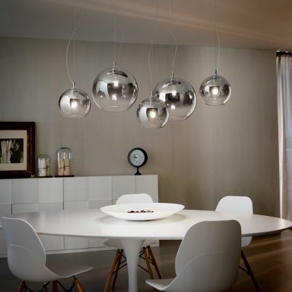 Ideal Lux - Luster na sajli NEMO PLUS 5xE27/42W/230V dimno
