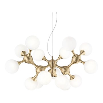 Ideal Lux - Luster na sajli NODI 15xE14/28W/230V mesing