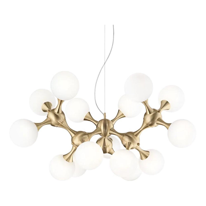 Ideal Lux - Luster na sajli NODI 15xE14/28W/230V mesing