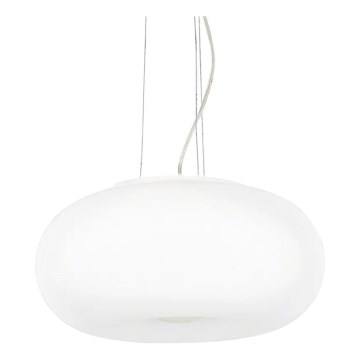 Ideal Lux - Luster na sajli ULISSE 3xE27/60W/230V pr. 52 cm bela
