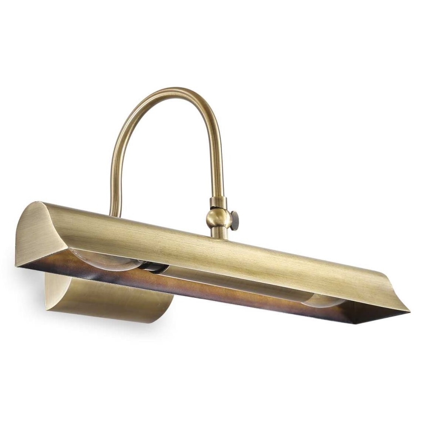 Ideal Lux - Osvetljenje za slike RETRO 2xE14/28W/230V mesing