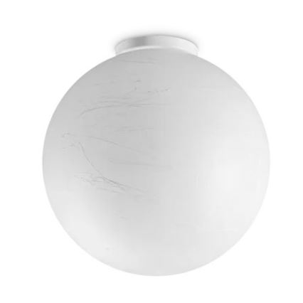 Ideal Lux - Plafonjera CARTA 1xE27/25W/230V pr. 30 cm bela