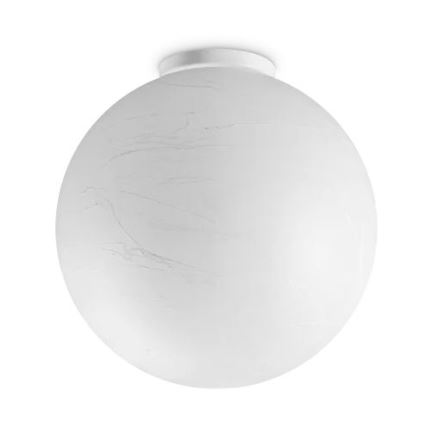 Ideal Lux - Plafonjera CARTA 1xE27/25W/230V pr. 40 cm bela