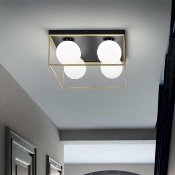 Ideal Lux - Plafonjera LINGOTTO 4xE14/40W/230V