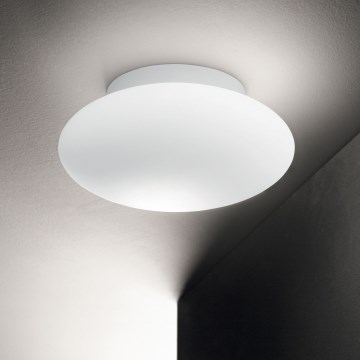 Ideal Lux - Plafonjera za kupatilo BUBBLE 1xE27/60W/230V pr. 33,5 cm IP44 bela