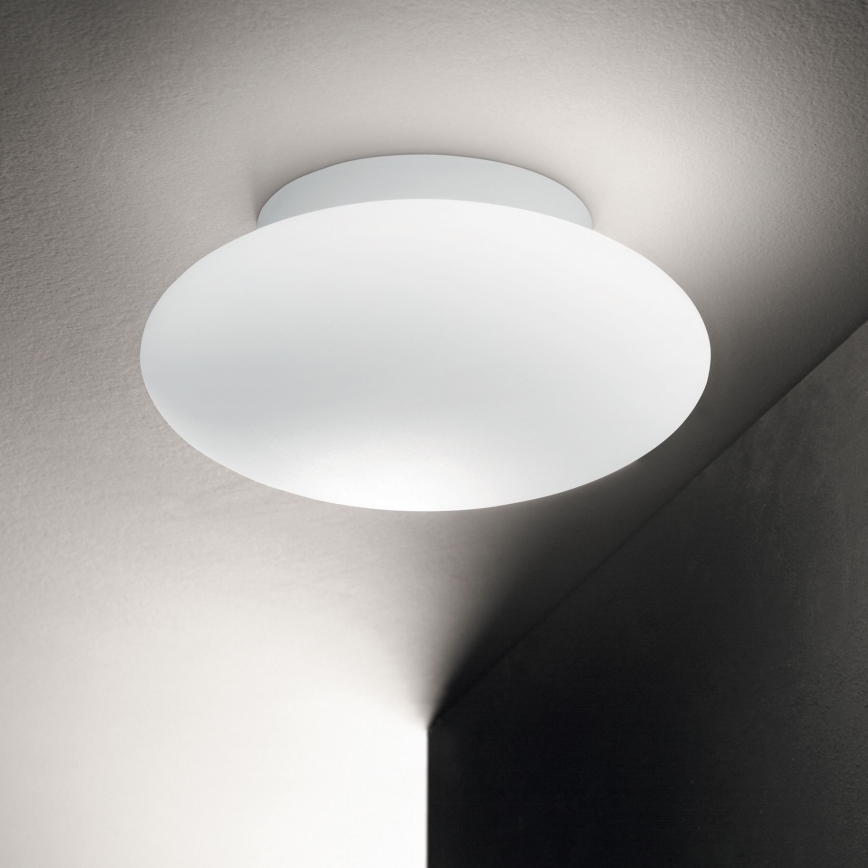 Ideal Lux - Plafonjera za kupatilo BUBBLE 1xE27/60W/230V pr. 33,5 cm IP44 bela