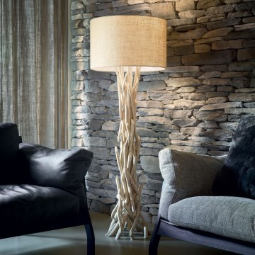Ideal Lux - Podna lampa DRIFTWOOD 1xE27/60W/230V guava