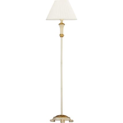 Ideal Lux - Podna lampa FIRENZE 1xE14/40W/230V bela/zlatna