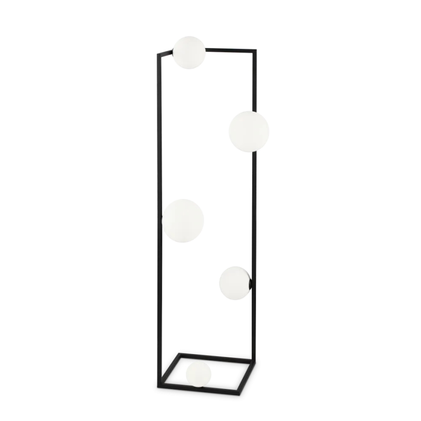 Ideal Lux - Podna LED lampa ANGOLO 5xG9/3W/230V crno