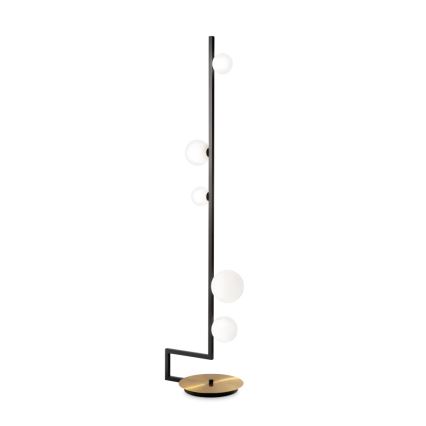Ideal Lux - Podna LED lampa BIRDS 5xG9/3W/230V crno
