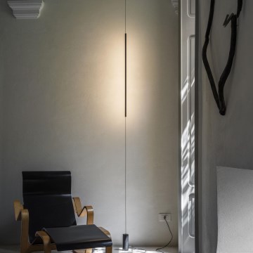Ideal Lux - Podna LED lampa FILO LED/14W/230V 2700K CRI 90 crno