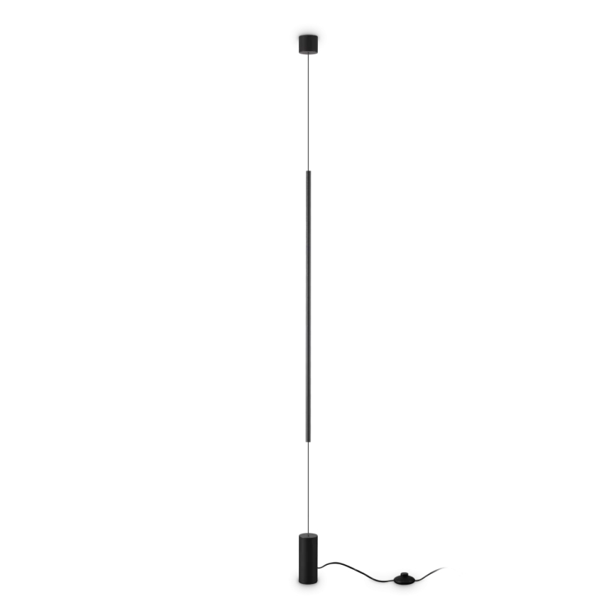 Ideal Lux - Podna LED lampa FILO LED/14W/230V 2700K CRI 90 crno