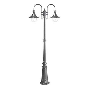 Ideal Lux - Spoljašnja lampa CIMA 2xE27/52W/230V 216 cm IP43 antracit