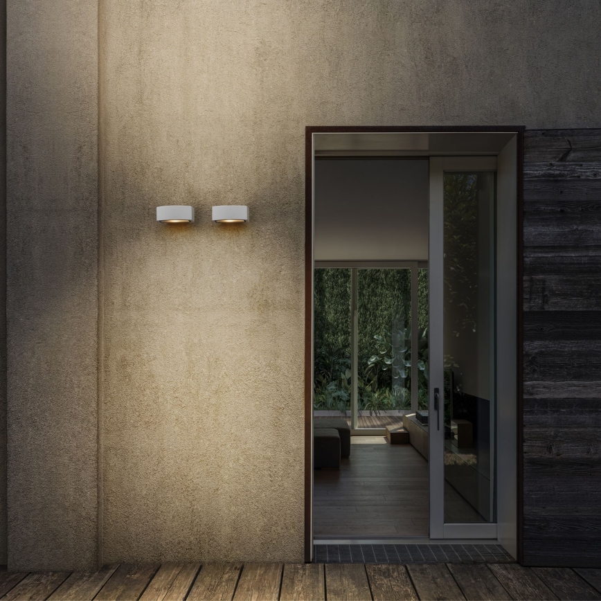 Ideal Lux - Spoljašnja zidna lampa ANDROMEDA 1xE27/60W/230V IP55 bela