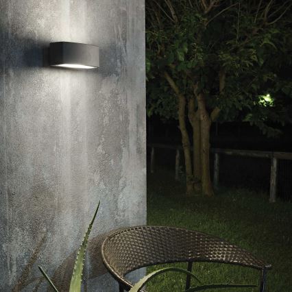 Ideal Lux - Spoljašnja zidna lampa ANDROMEDA 1xE27/60W/230V IP55 crno