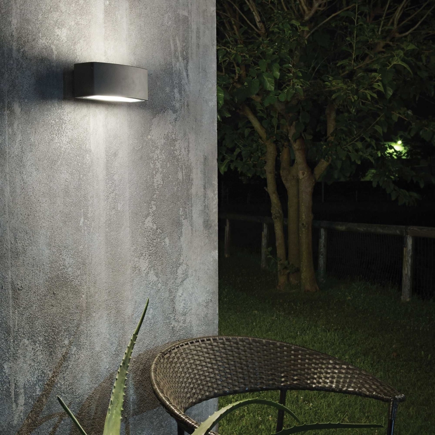 Ideal Lux - Spoljašnja zidna lampa ANDROMEDA 1xE27/60W/230V IP55 crno