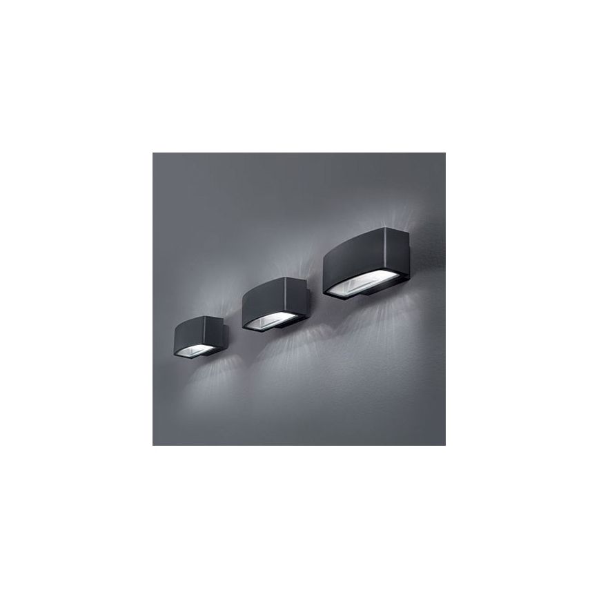 Ideal Lux - Spoljašnja zidna lampa ANDROMEDA 2xE27/60W/230V IP55 antracit
