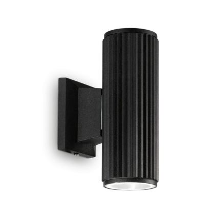Ideal Lux - Spoljašnja zidna lampa BASE 2xGU10/28W/230V IP44 crno