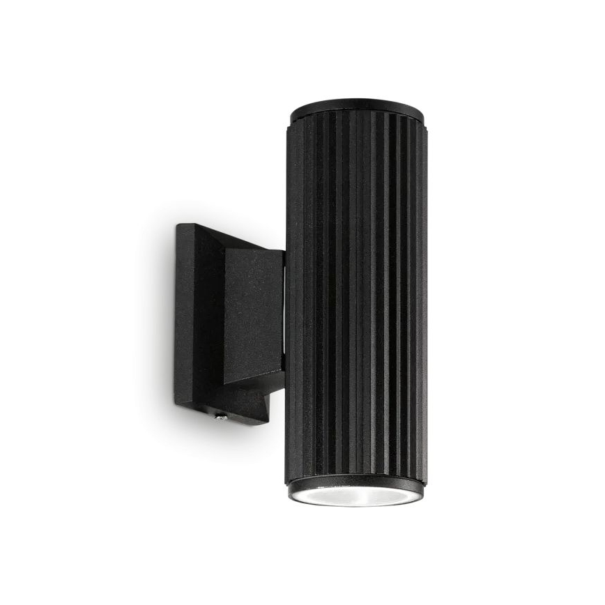 Ideal Lux - Spoljašnja zidna lampa BASE 2xGU10/28W/230V IP44 crno