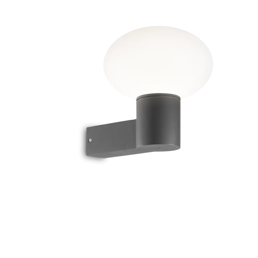 Ideal Lux - Spoljašnja zidna lampa CLIO 1xE27/42W/230V IP44 antracit
