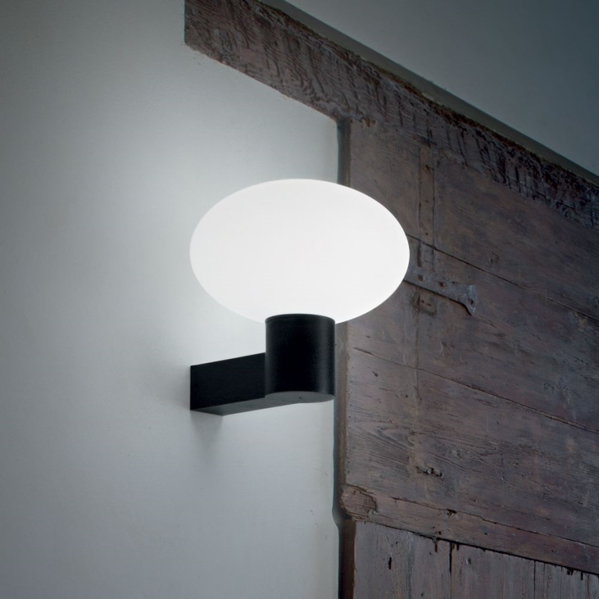 Ideal Lux - Spoljašnja zidna lampa CLIO 1xE27/42W/230V IP44 crno