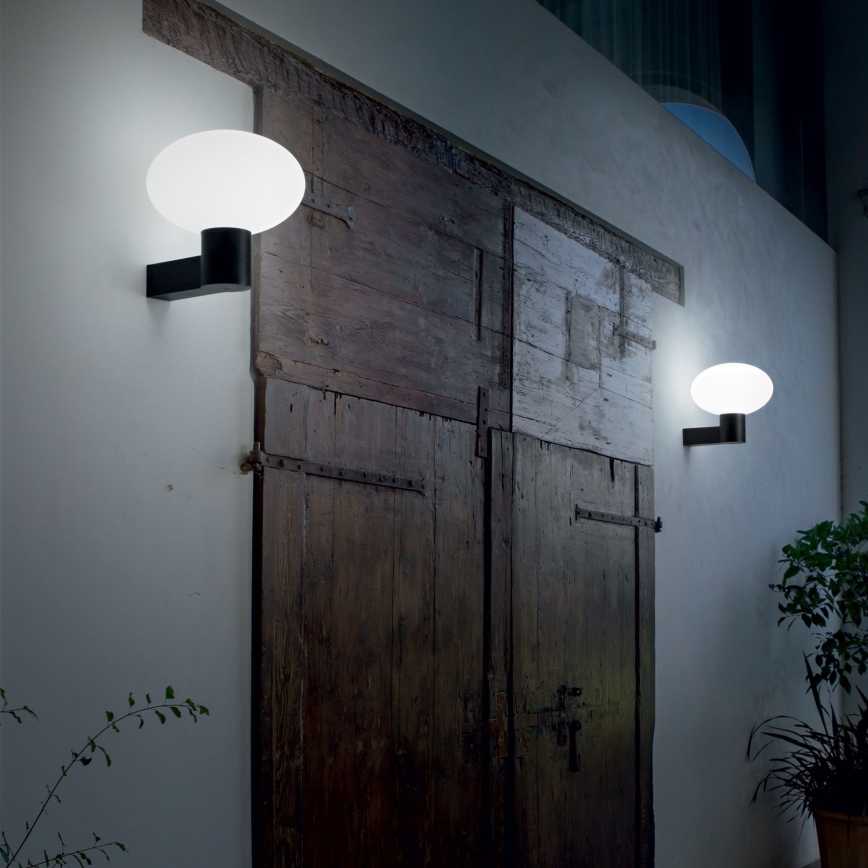 Ideal Lux - Spoljašnja zidna lampa CLIO 1xE27/42W/230V IP44 crno