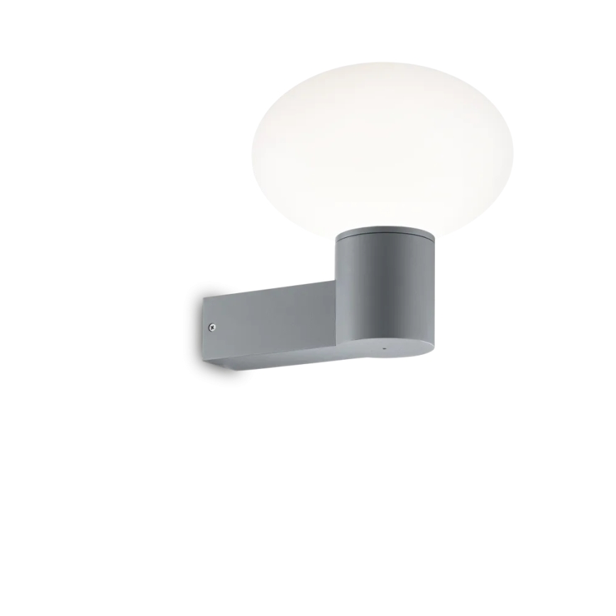 Ideal Lux - Spoljašnja zidna lampa CLIO 1xE27/42W/230V IP44 sivo
