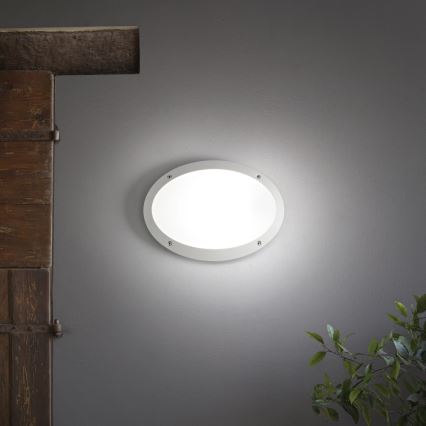 Ideal Lux - Spoljašnja zidna lampa MADDI 1xE27/23W/230V IP66 bela